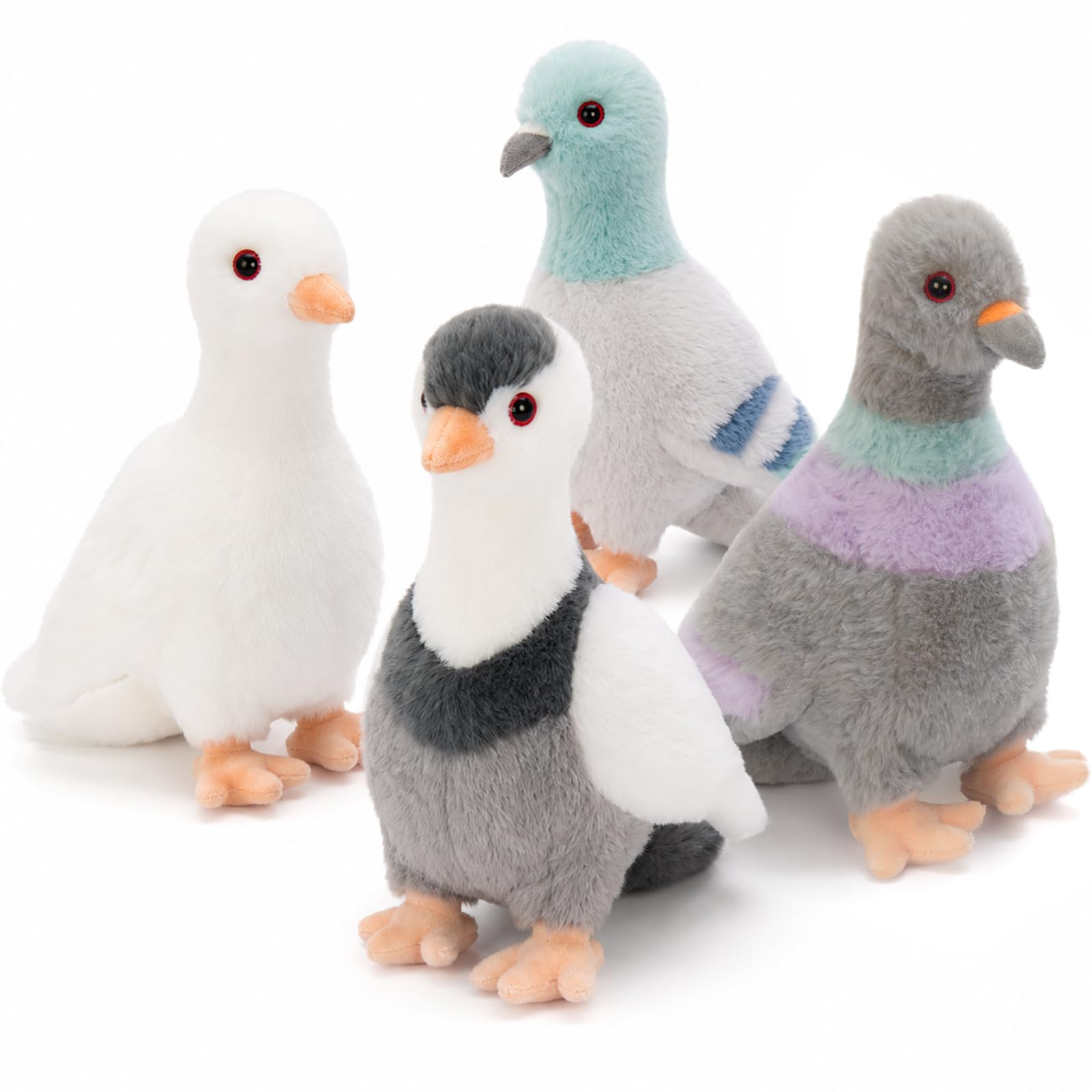  ぬいぐるみ Pigeon 鳩 Amazon.co.jp: Tezituor ピジョン ぬいぐるみセット 9.8インチ 鳩 鳥