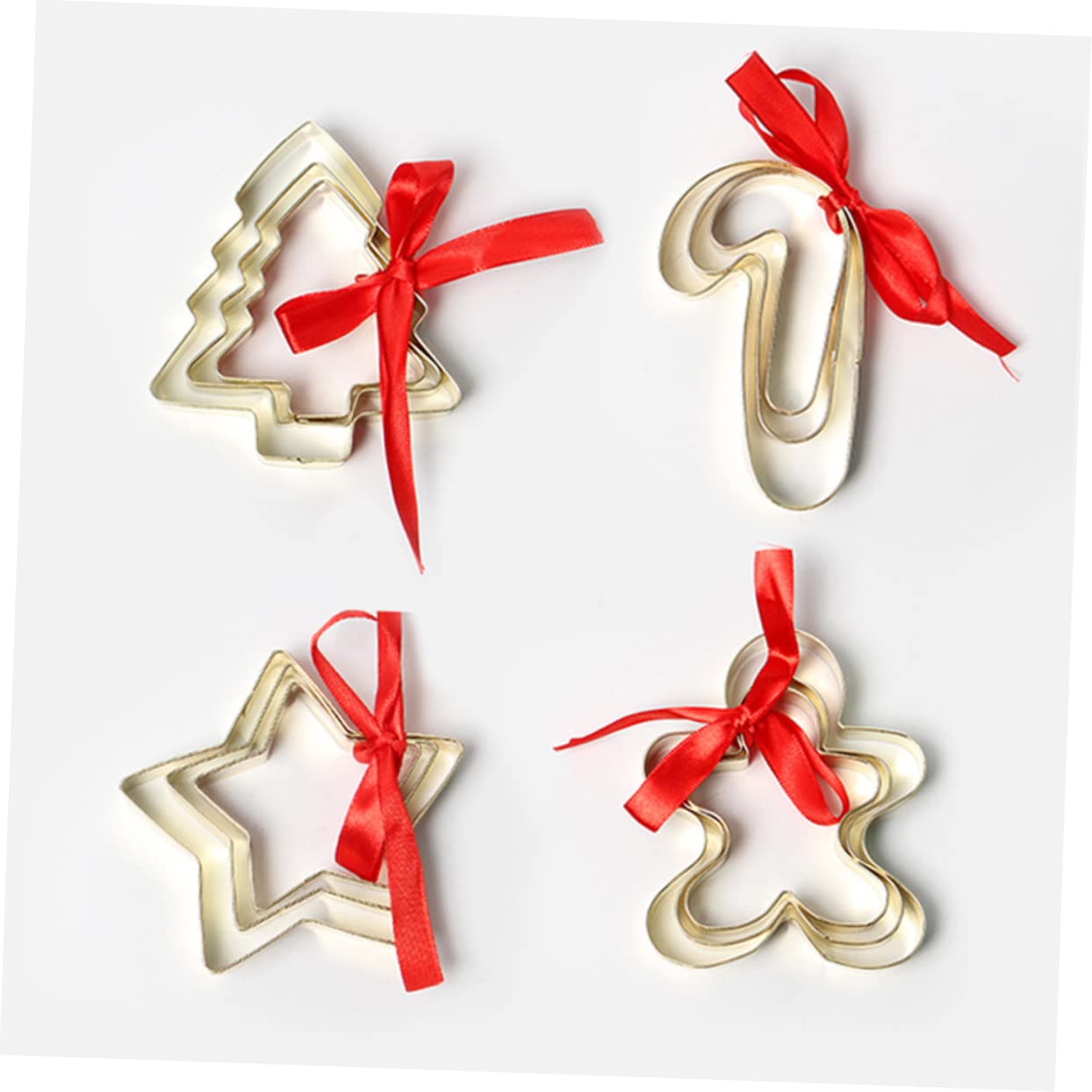 OUNONA 9 Stk Keksformen Werkzeuge Zum Backen Von Weihnachten Cakesicles Schimmel Kuchen Bonbonformen Ausstechformen Weihnachtsplätzchen Santa-ausstecher Keksausstecher Fondantformen