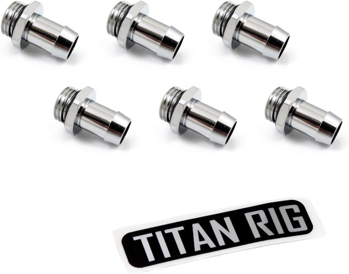 Exclusive Discount 🔥 XSPC G1/4 to 3/8 Barb Fitting for Soft Tubing, Chrome, 6-Pack Best Seller XSPC G1/4 to 3/8 Barb Fitting for Soft Tubing, Chrome, 6-Pack