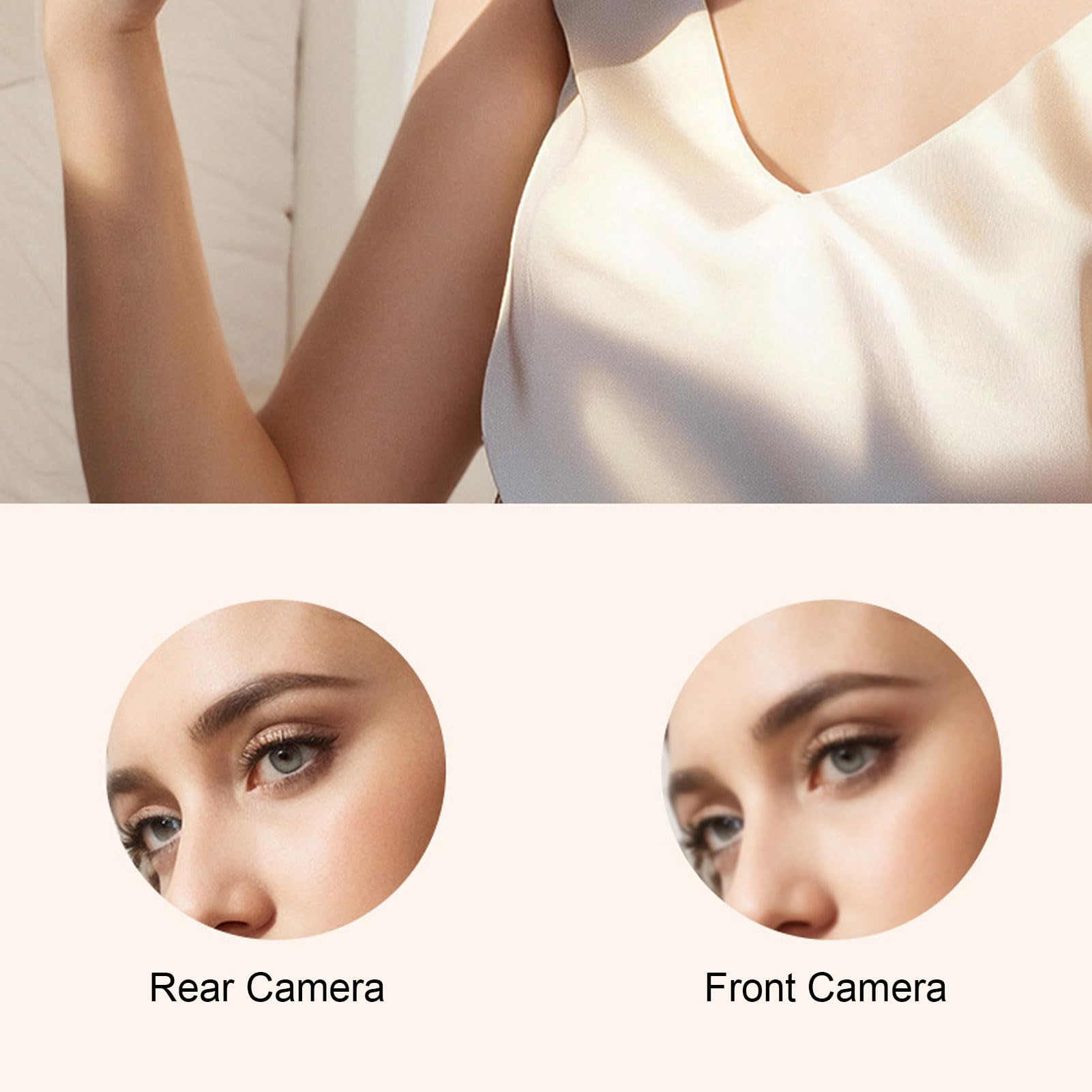 Schermo per Monitor Selfie Magnetico da 4,02 Pollici con Rotazione di 180° Video 4K per Blogger e Streamer Leggero e Portatile