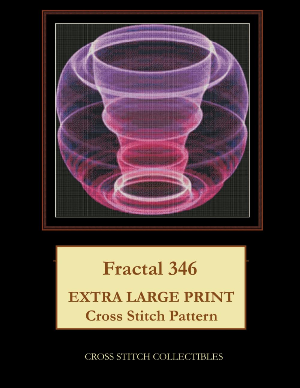 Fractal 346: Extra Large Print Cross Stitch Patterns