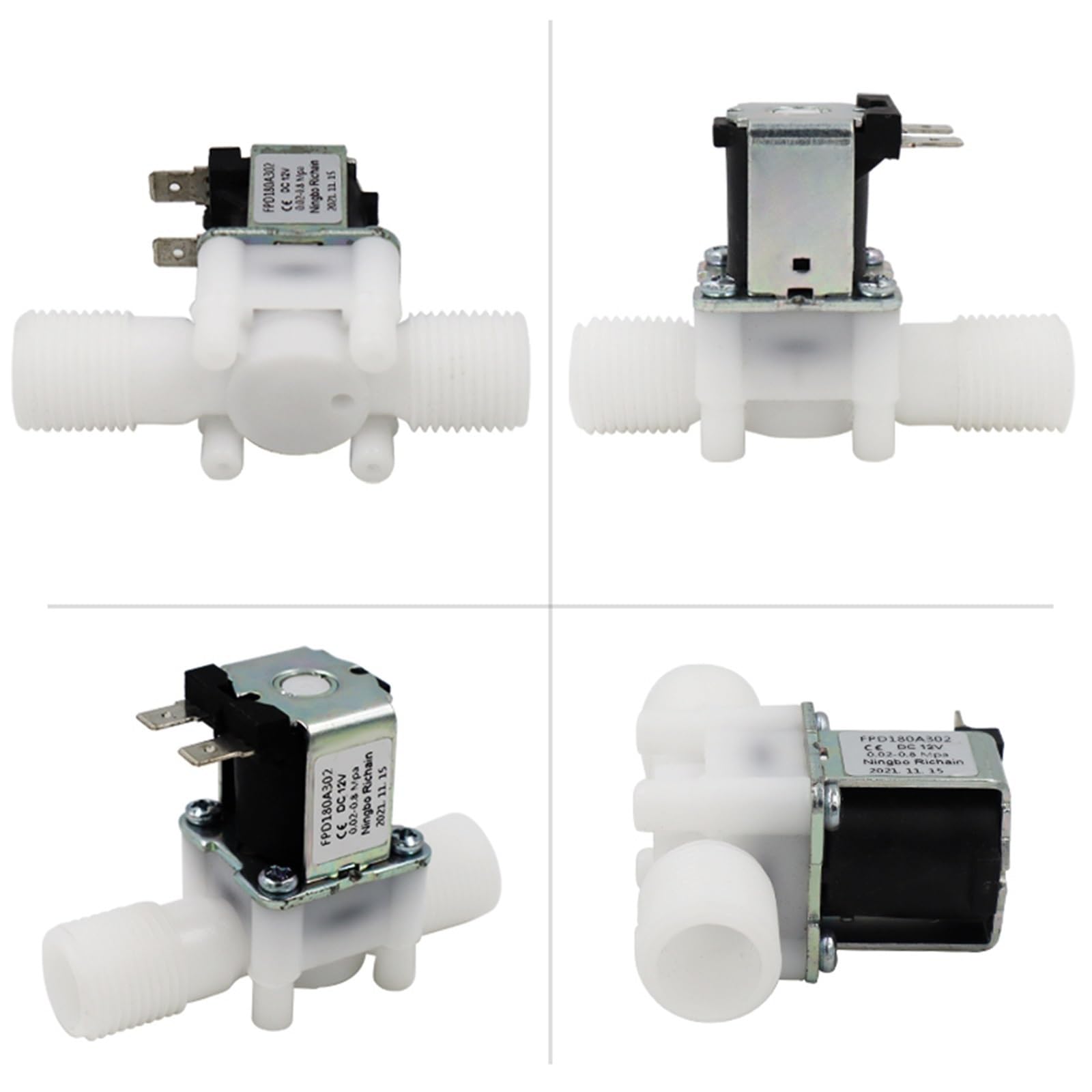 Électrovanne plastique 24V répare circuit eau défectueux 1/2