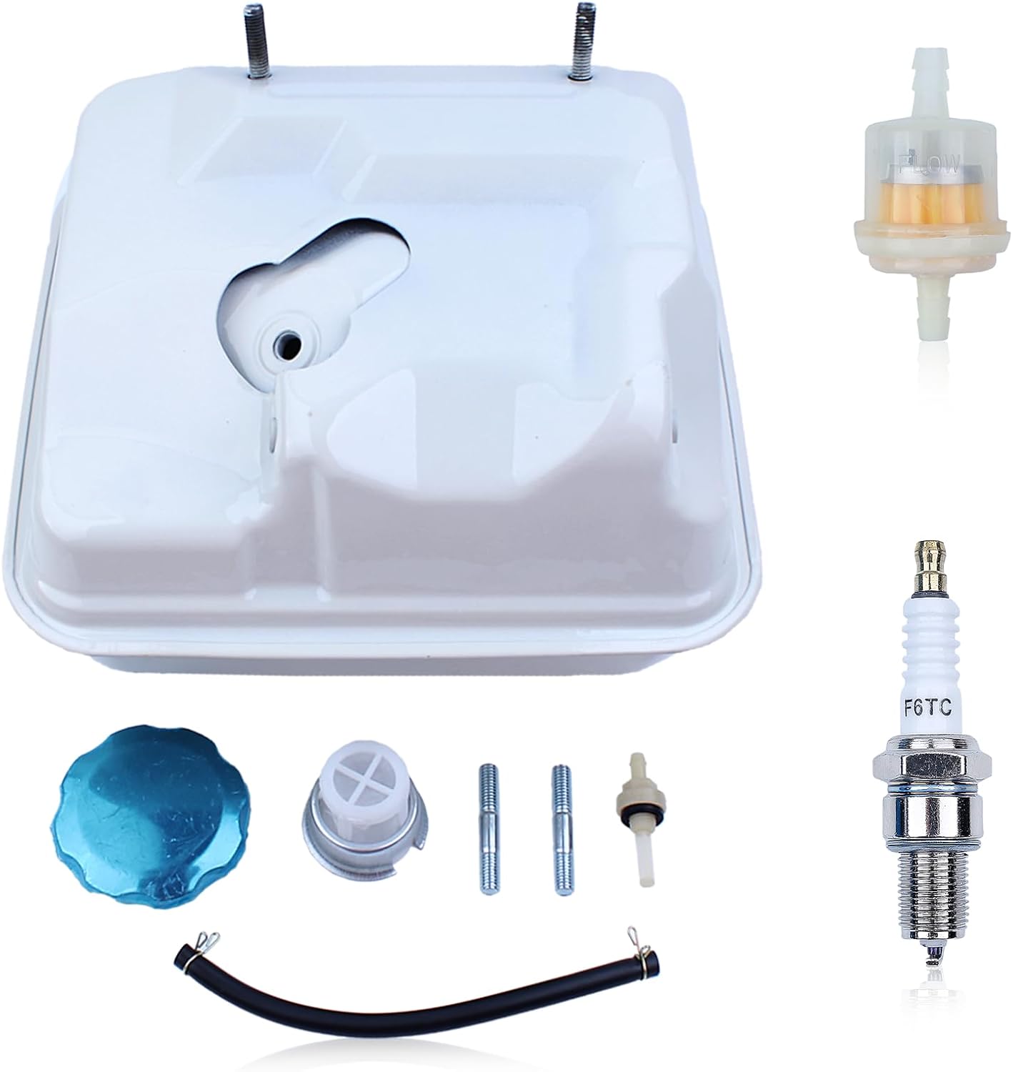 Fuel Tank for Honda GX390 GX340 GX270 GX240 GX420 301cc 389cc 420cc 8HP 9HP 11HP 13HP 16HP Engine Replaces 17510-ZE3-020ZA 17510-ZE2-801ZC Fuel Tank