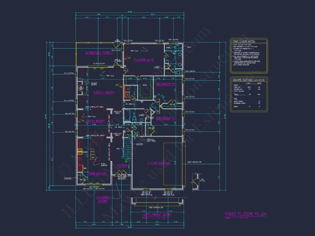 10-1616 HOUSE PLAN - Custom House Plan with Detailed Blueprints and CAD Designs