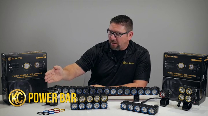 Amazon.com: KC HiLiTES 269 FLEX LED Single Spread Lighting System