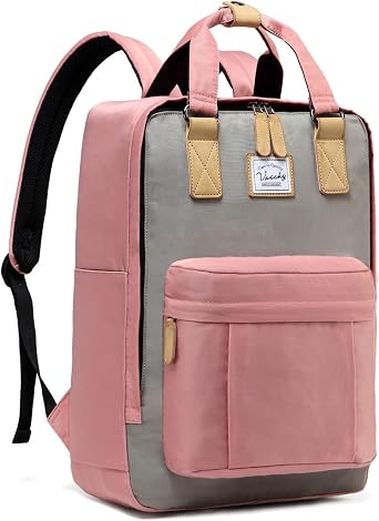 VASCHY School Backpack for Women Men, Travel Backpack Water Resistant College High School Computer Bag Student Bookbag