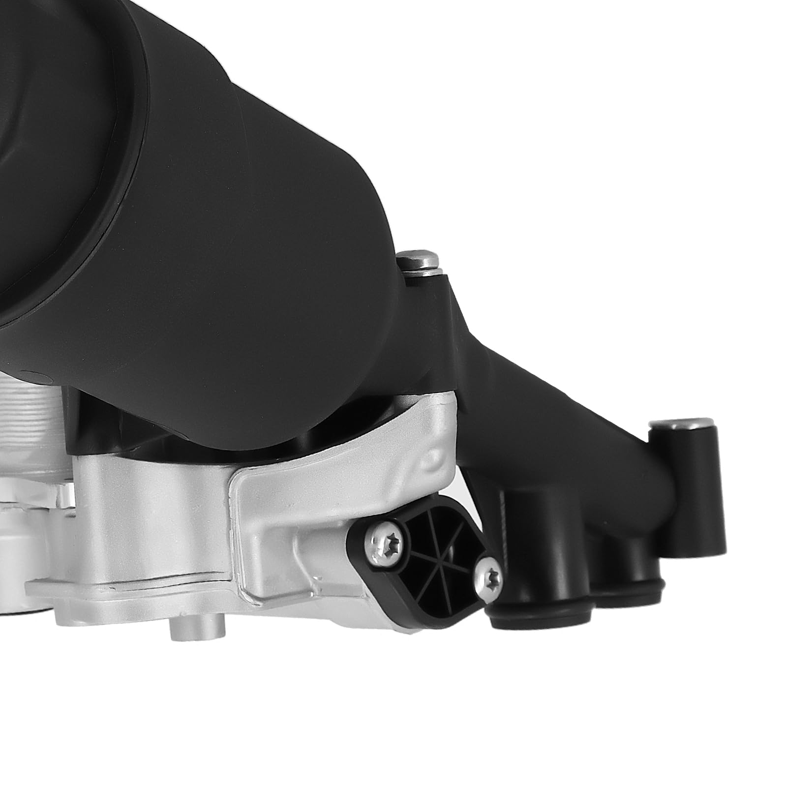 maXpeedingrods Obudowa filtra oleju, obudowa filtra oleju silnikowego z filtrem oleju i chłodnicą oleju do Mercedes-Benz klasy C W204 W205 2007-2018 A6511801310