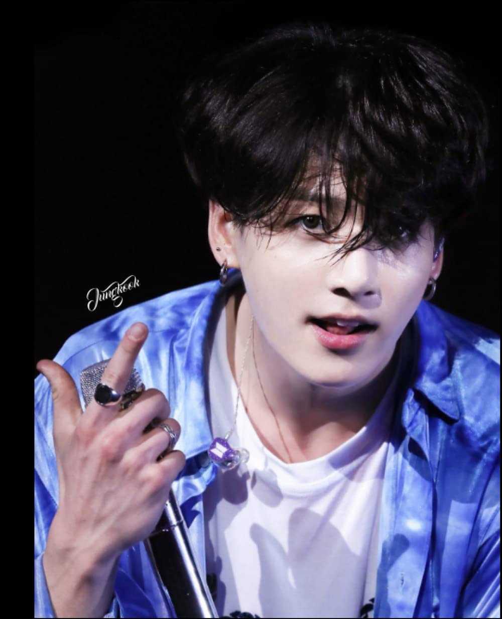 Jungkook: "BTS Composition Notebook | BTS Notebooks | BTS Merchandise Under 10 | Collage Ruled 100 Pages, 7.5"" x 9.25"" s...