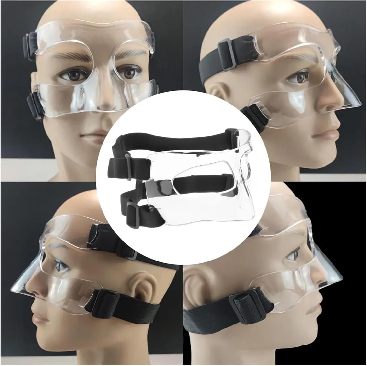 Basketball Training Mask Face Nose Protector Basketball Guard Shield Sports Helmet Baseball Boxing Guards Masks