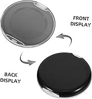 Vista 3 de Uonlytech Almohadilla de tinta de huellas dactilares, sello de huellas dactilares negro para oficina en casa, fórmula de secado rápido