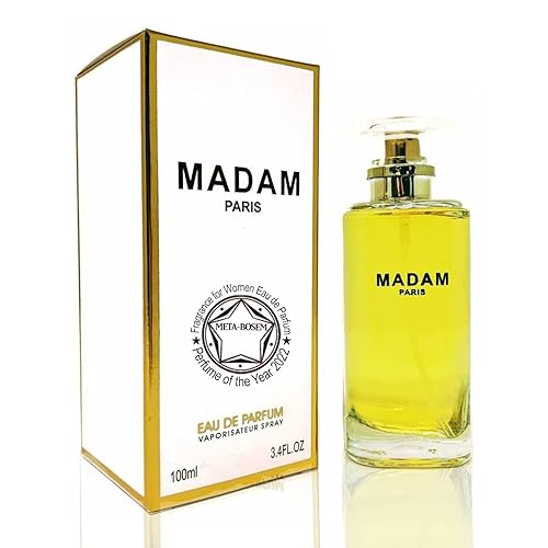 Miniatura 3 de META-BOSEM Madam ParisBella Paris - Colección de perfume para mujer Eau de Parfum en espray natural aroma floral notas clásicas de vainilla juego de