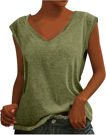 Unisex Casual Sleeveless Simple Tank-Top