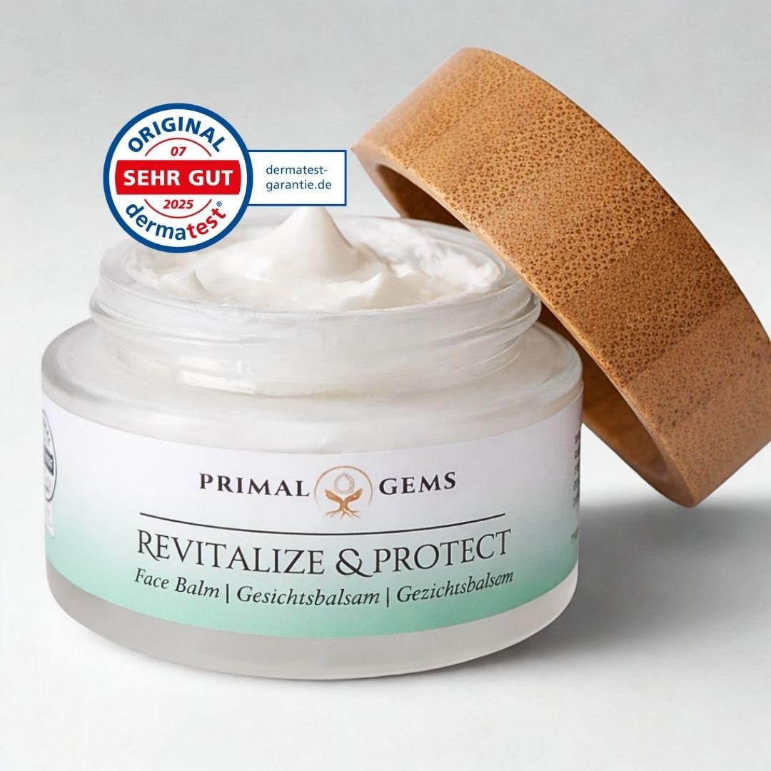 Tallow Barrier Protection Tagescreme mit Squalan - Rindertalg Creme - 100ml | für trockene & empfindliche Haut, Tallow aus Weidehaltung mit Traubenkernöl & Teebaum, Dermatest getestet, Made in Germany