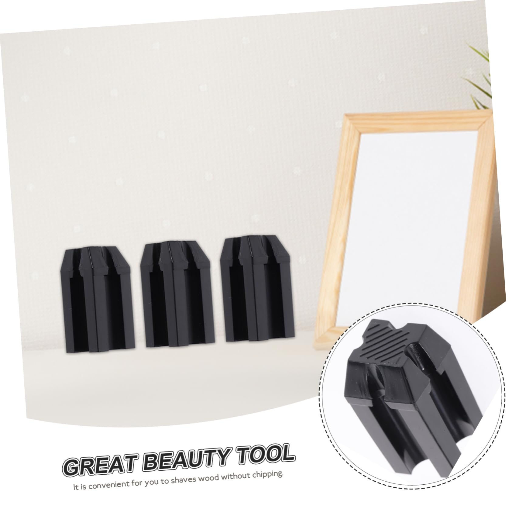 Angoily 4-Sided Eyebrow Pencil Sharpener Precision Sharpener for Makeup Easy to Use