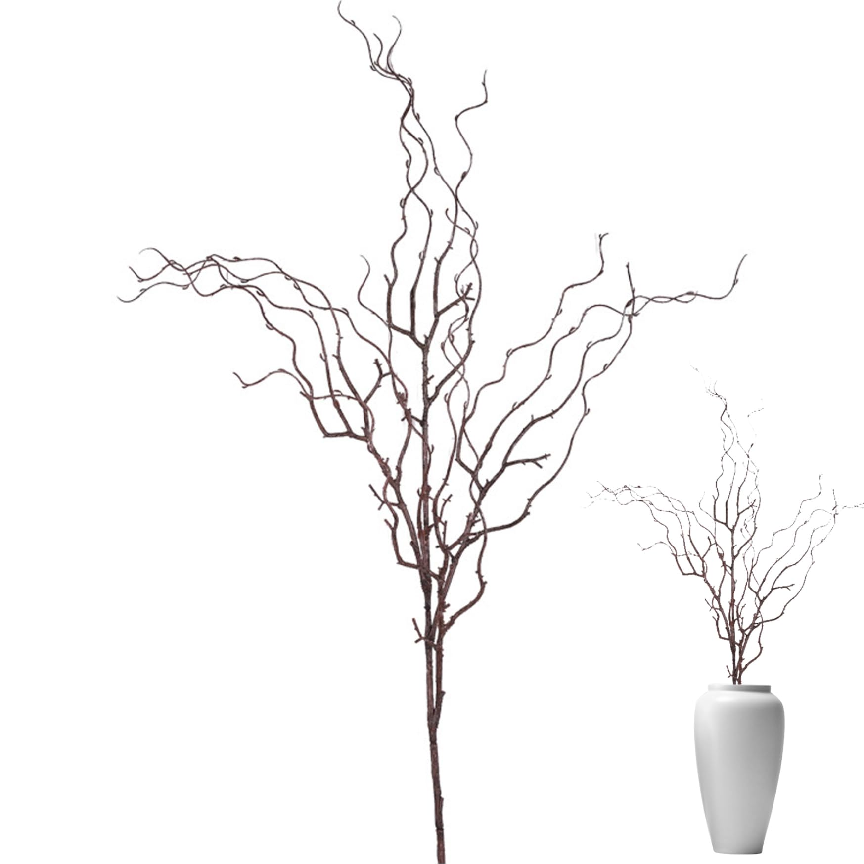Décoration de Noël magique avec branches séchées artificielles