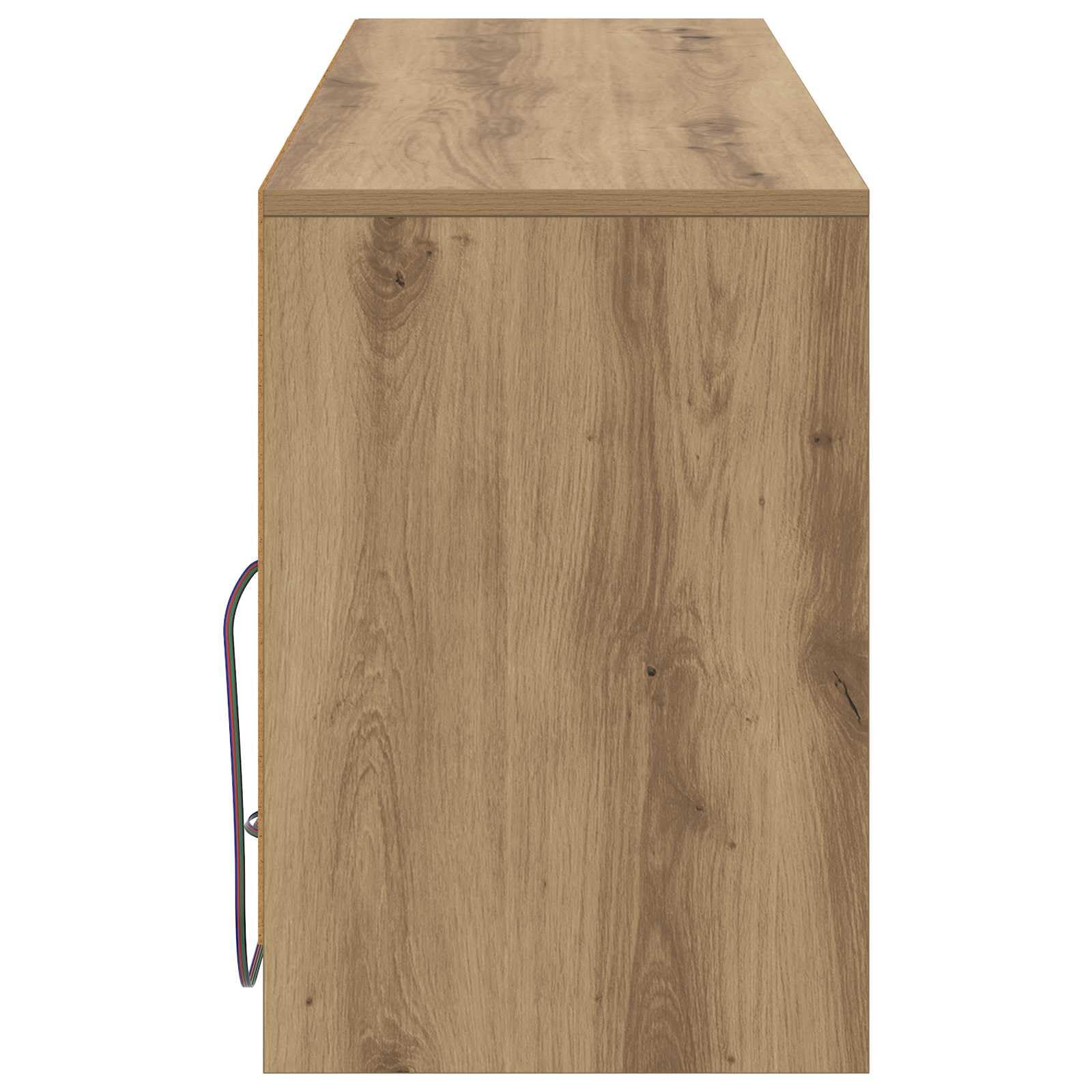Stolik pod telewizor 100 x 34 x 50 cm dąb Artisan