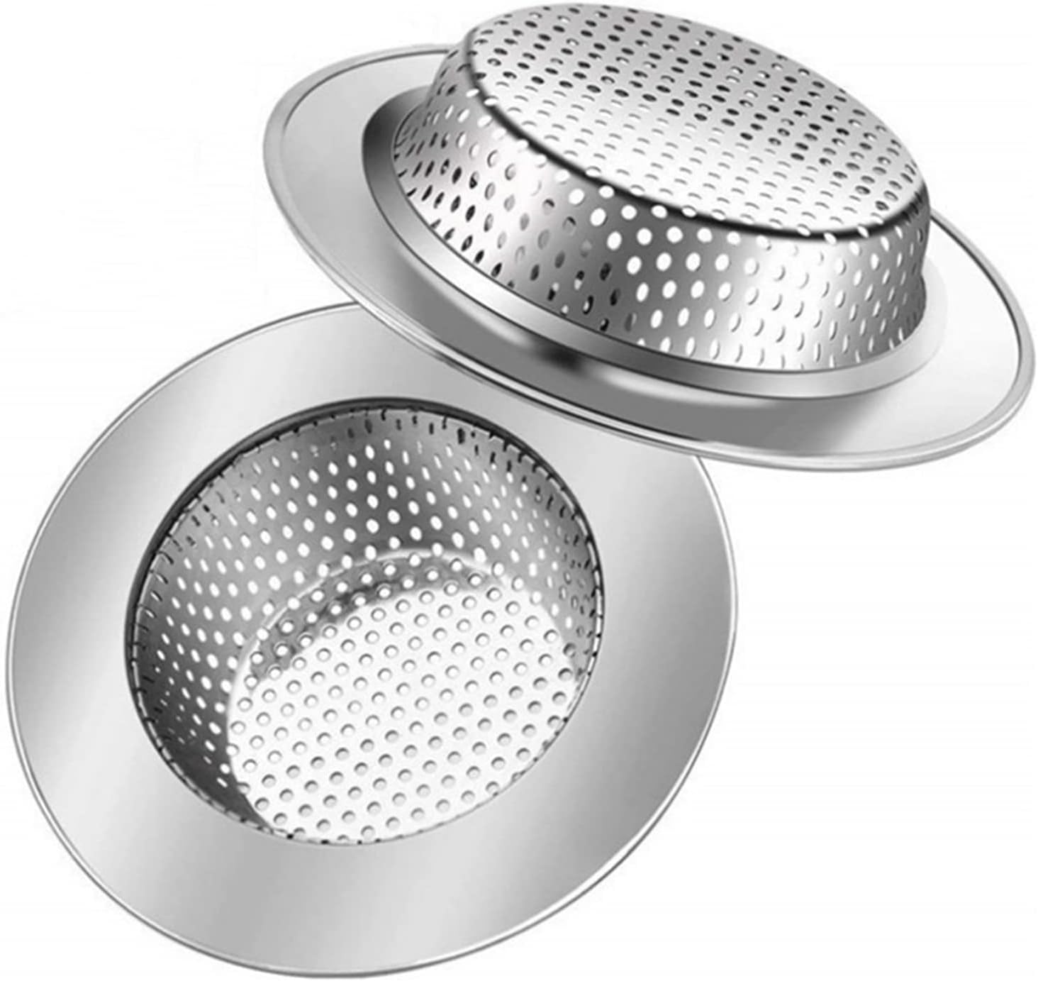 Amazon.com: KARAMAG 2 PCS Kitchen Sink Strainer, Large Wide Rim 4.5 ...