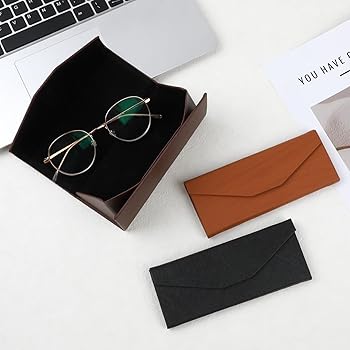 3 Pack Portable Sunglasses Case Foldable Glasses Case 6.38 x