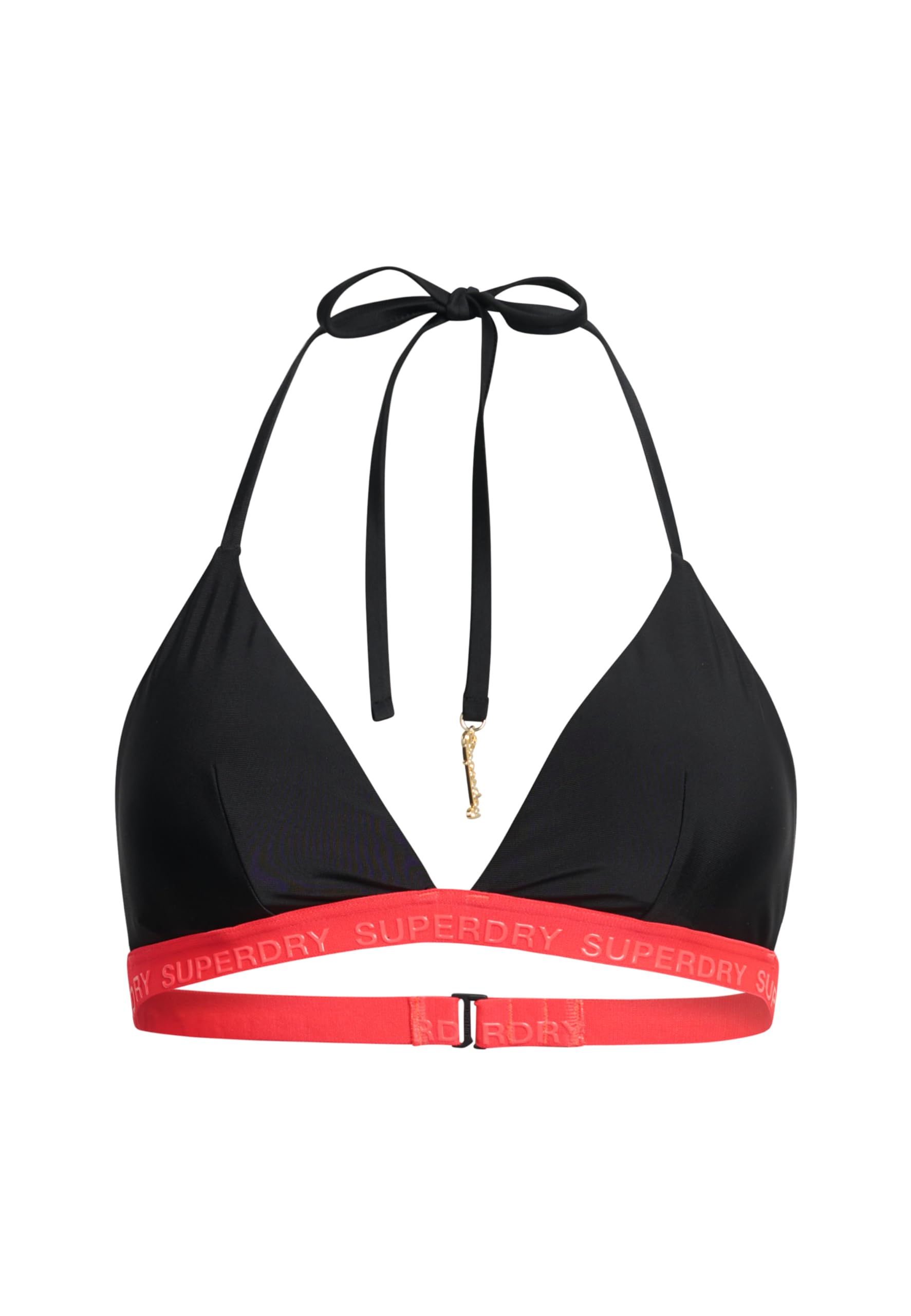 Superdry Damska trójkątna góra bikini z elastyczną wkładką