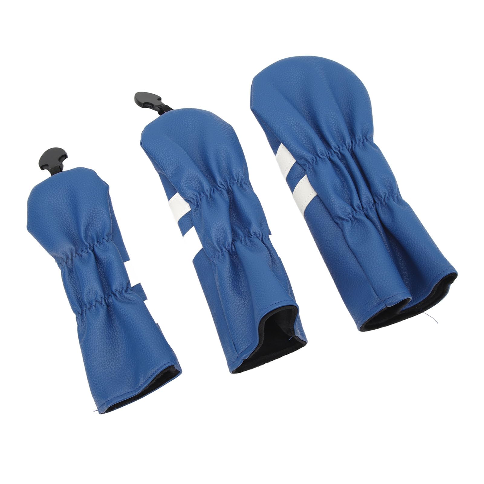 Juego de Fundas para Palos de Golf, 3 Fundas de Cuero PU para Driver, Madera híbrida