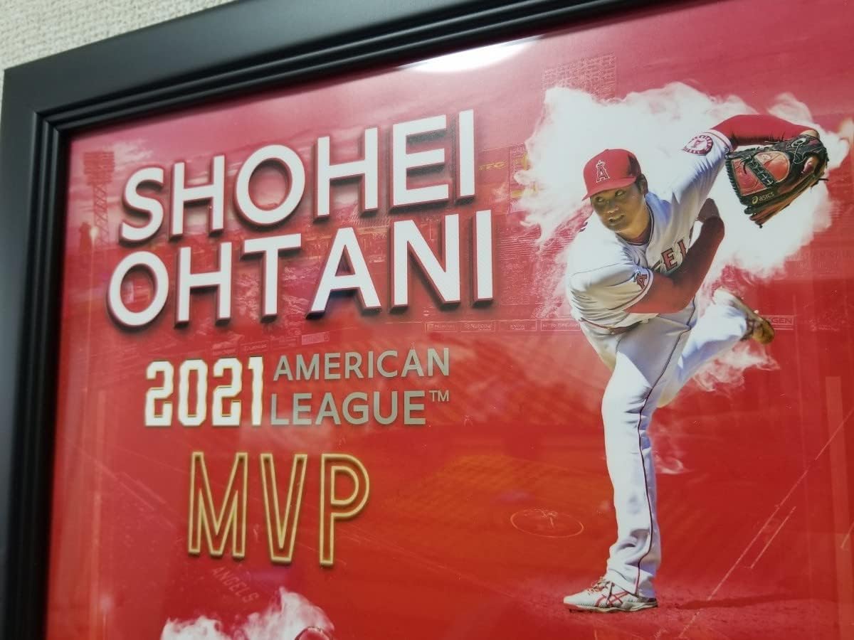 野球 SHOHEI OHTANI 2021 MVP 記念品 フォトフレーム 大谷翔平