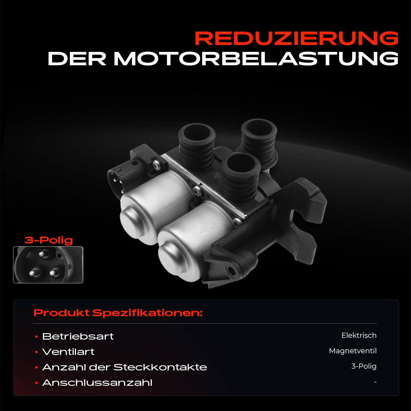 Frankberg Kühlmittelregelventil für 3er Cabriolet Coupe Touring E36 1.6L 1.8L 1.9L 1.7L 2.0L 2.5L 2.8L 3.0L 3.2L 1990-1999 64118375792