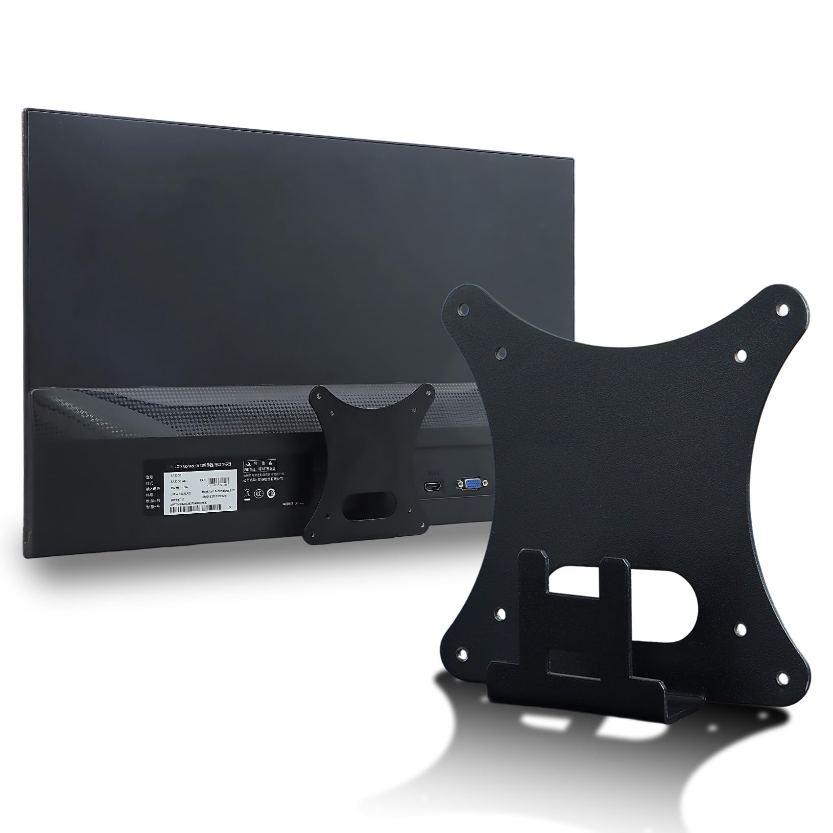 SB220Q VESA Adapter Compatible with Acer SA220Q,SA230,SA230 bi,SA240Y,SA270,SB220Q bi,SB230,SB240Y Bbix,SB270 Bbix,HA220Q,HA270,R221Q,R231 bmid,R241Y,R240HY bidx,RT240Y,RT270,R271,RT270 Monitor-image-38