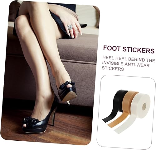 Miniatura 6 de Plantillas de inserciones de zapatos para zapatos altos, 6 piezas, cinta adhesiva sin talón, almohadillas de talón alto, almohadillas de tacón alto,
