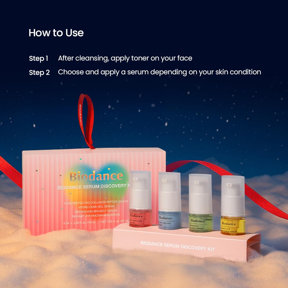 Amazon.com : BIODANCE Serum Discovery Set: 4 Mini Serums Set