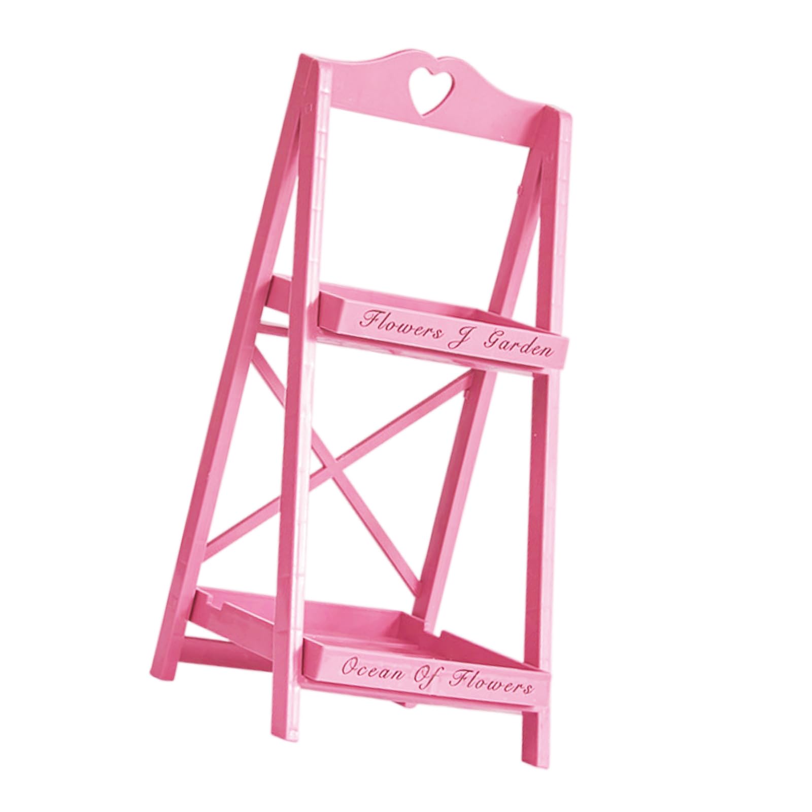 Tsophreniq Space Saving Foldable Flower Rack Foldable Flower Stands with Multiple Shelves for Home Beautification Balcony Garden Decors