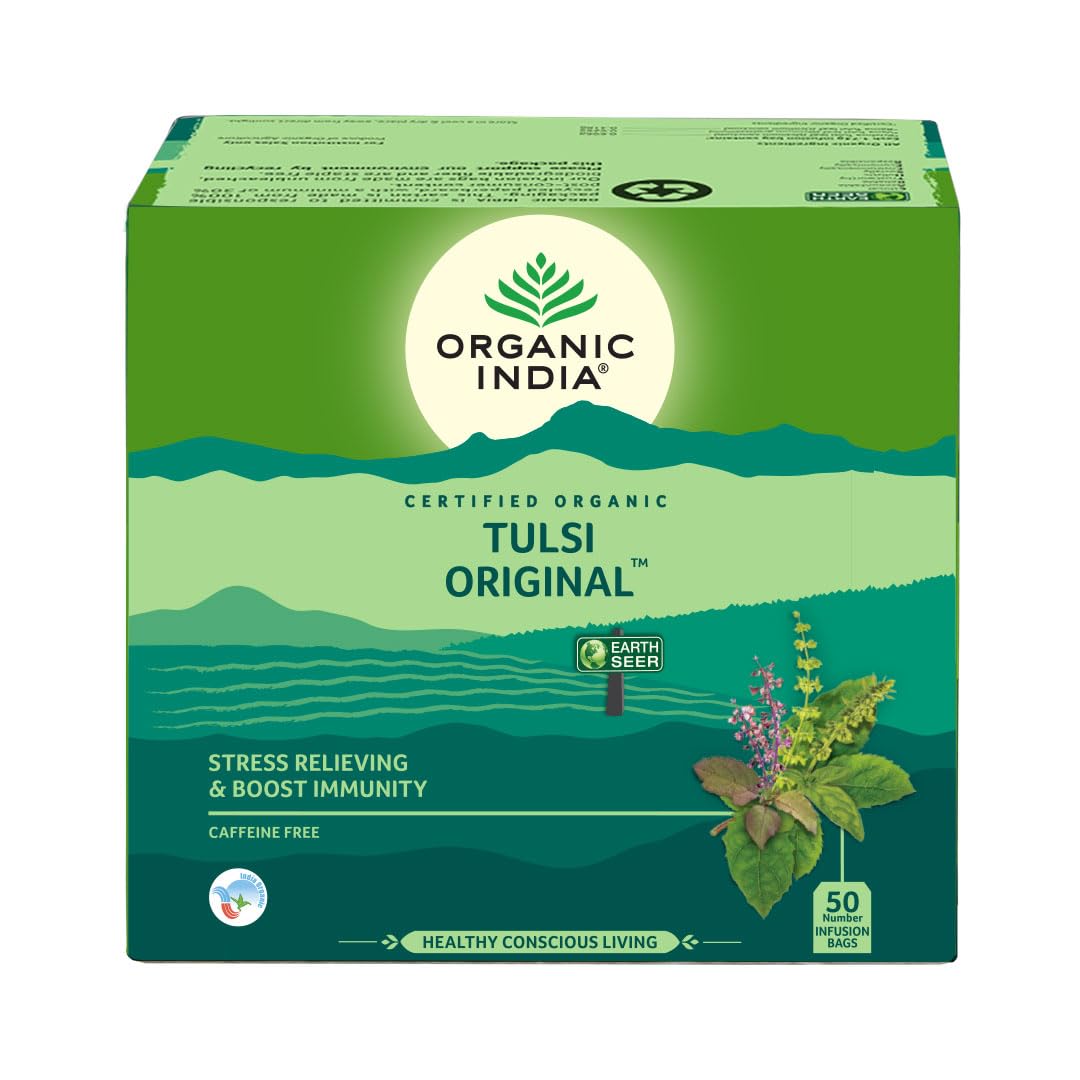ORGANIC INDIA Original Tulsi 50 Teabags