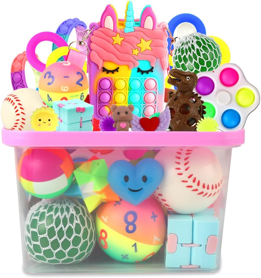 Fidget Toys Pack, Party Favors for Kids 48 812 Sensory Toys for Autistic Children