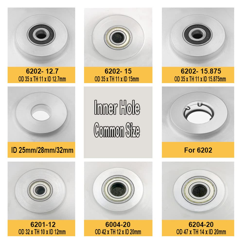 Set di nastri abrasivi per ruote smerigliatrici a nastro con superficie piana 150 * 50 mm, ID 32 mm