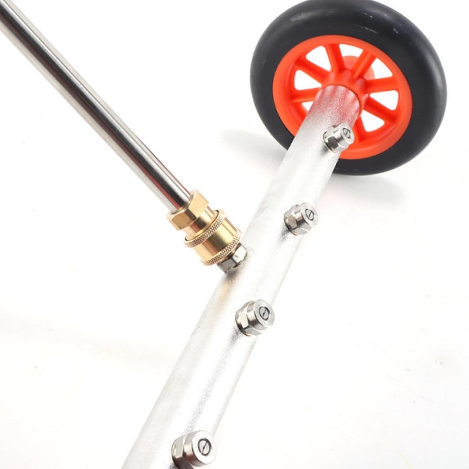 Limpiador de Chasis con Hidrolimpiadora, Cepillo de Agua para Lavado de Autos con Varillas Extensibles para, Estilo D