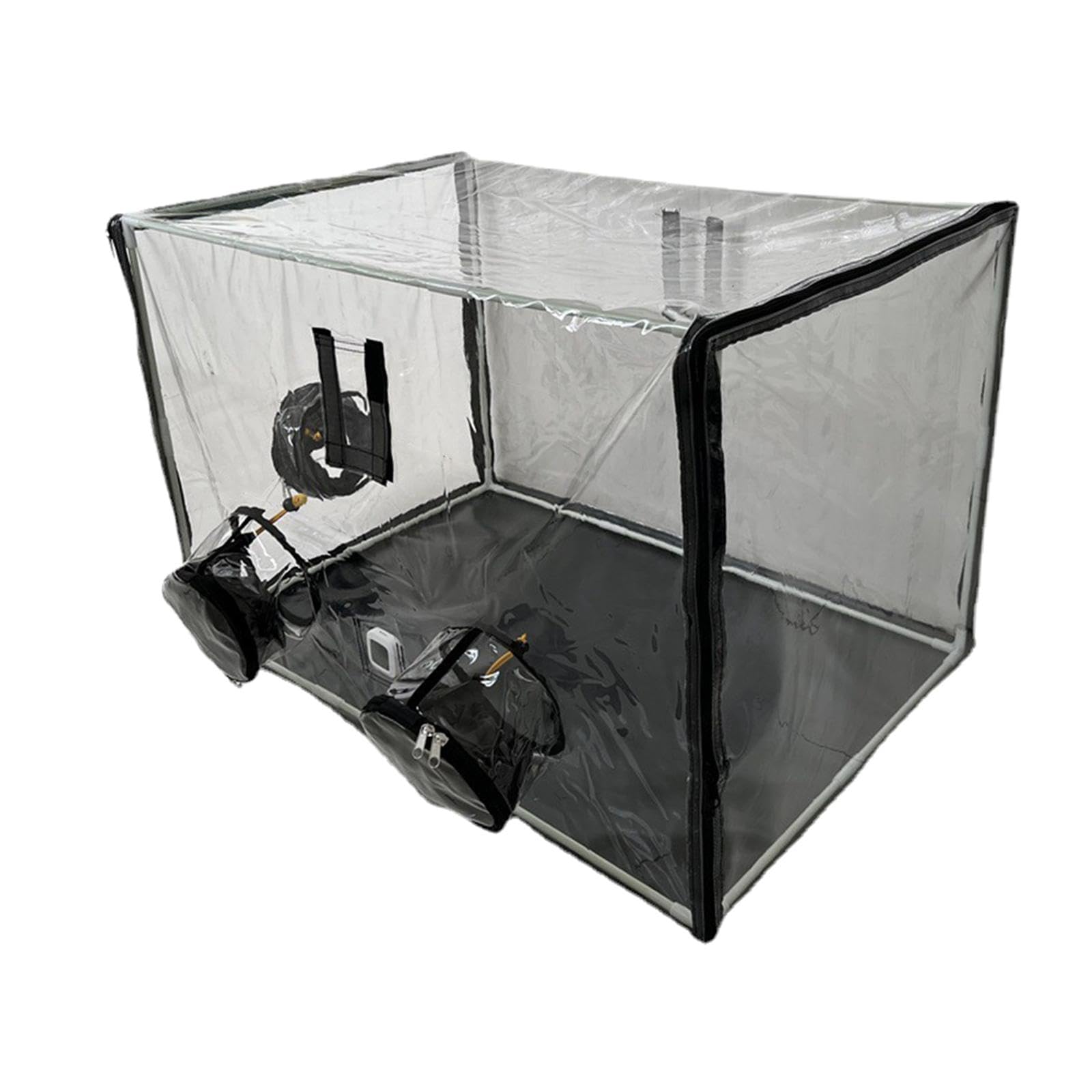 F Fityle Mini Serra per Funghi, Impermeabile, Riutilizzabile, Pieghevole, 3 sfiati, fioriere in Vaso per Serre, tetti,
