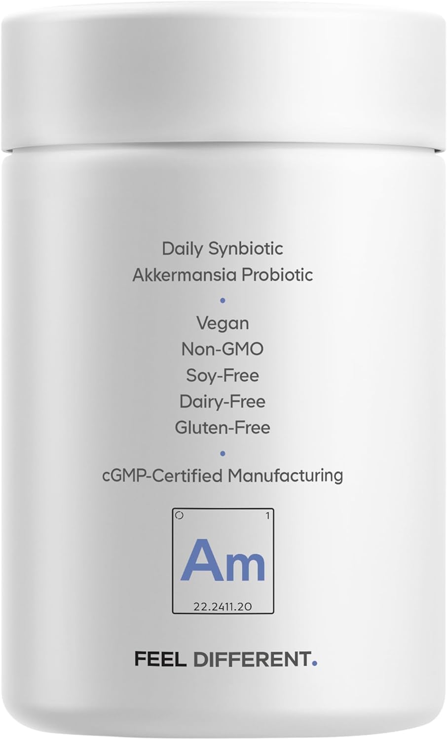 Codeage Akkermansia Synbiotic Supplement - 100 Million AFU Akkermansia Probiotic & Chicory Inulin Prebiotic - Chicory Root - 1 Capsule Per Serving - Non-GMO, Gluten-Free - 30 Capsules - Image 9