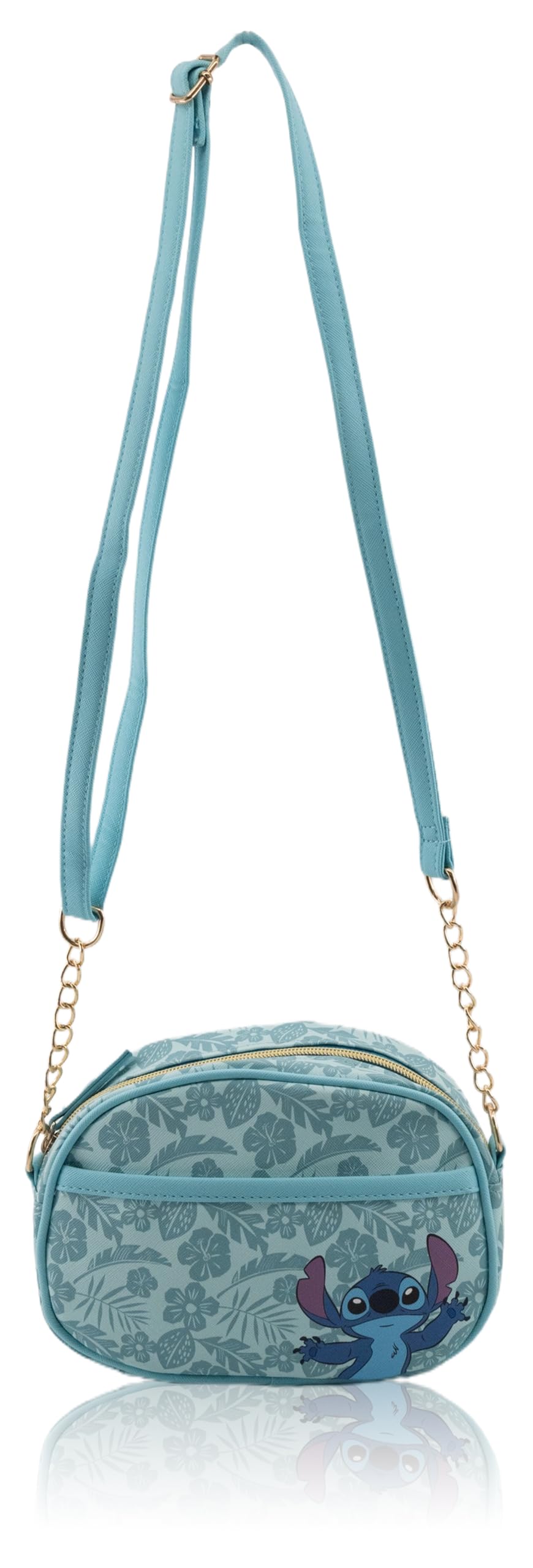 Disney Sanrio Bluey Purse Crossbody Handbag for Women | Metallic Vinyl Women's Shoulder Handbag