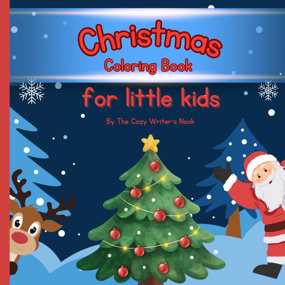 Christmas Coloring Book for Little Kids