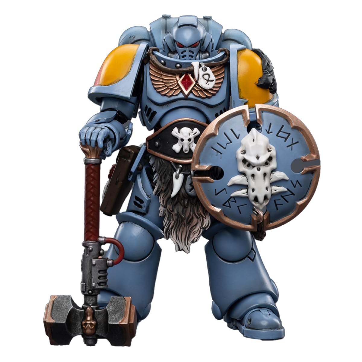 JOYTOY Warhammer 40,000 1/18 Action Figure Space Wolves Claw Pack Sigyrr Stoneshield Collection Model Birthday Gifts