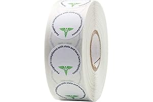 Custom Printed Cannabis Labels 1" Circle - 1,000 Stickers