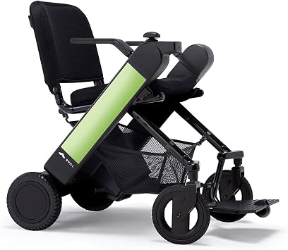 WHILL Model F Power Chair - Convenience and Performance - with Foldable Design, Smart Technology, and Remote Control via App - A Perfect Mobility Solution for Adults and Elderly. - Green One Size