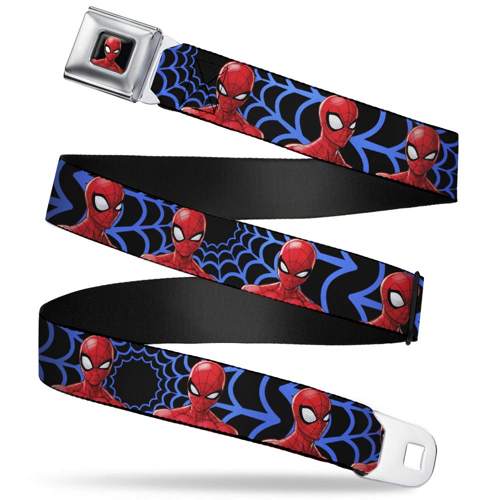 Buckle-Down Unisex's Seatbelt Belt Spider-Man Regular, 1.5" Wide-Fits Pant Size 24-38