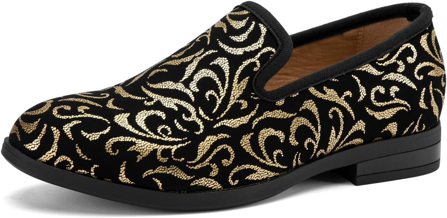 JITAI Boys Slip-On Luxury Dress Loafers Moccasins Casual & Tuxedo Shoes for Boys