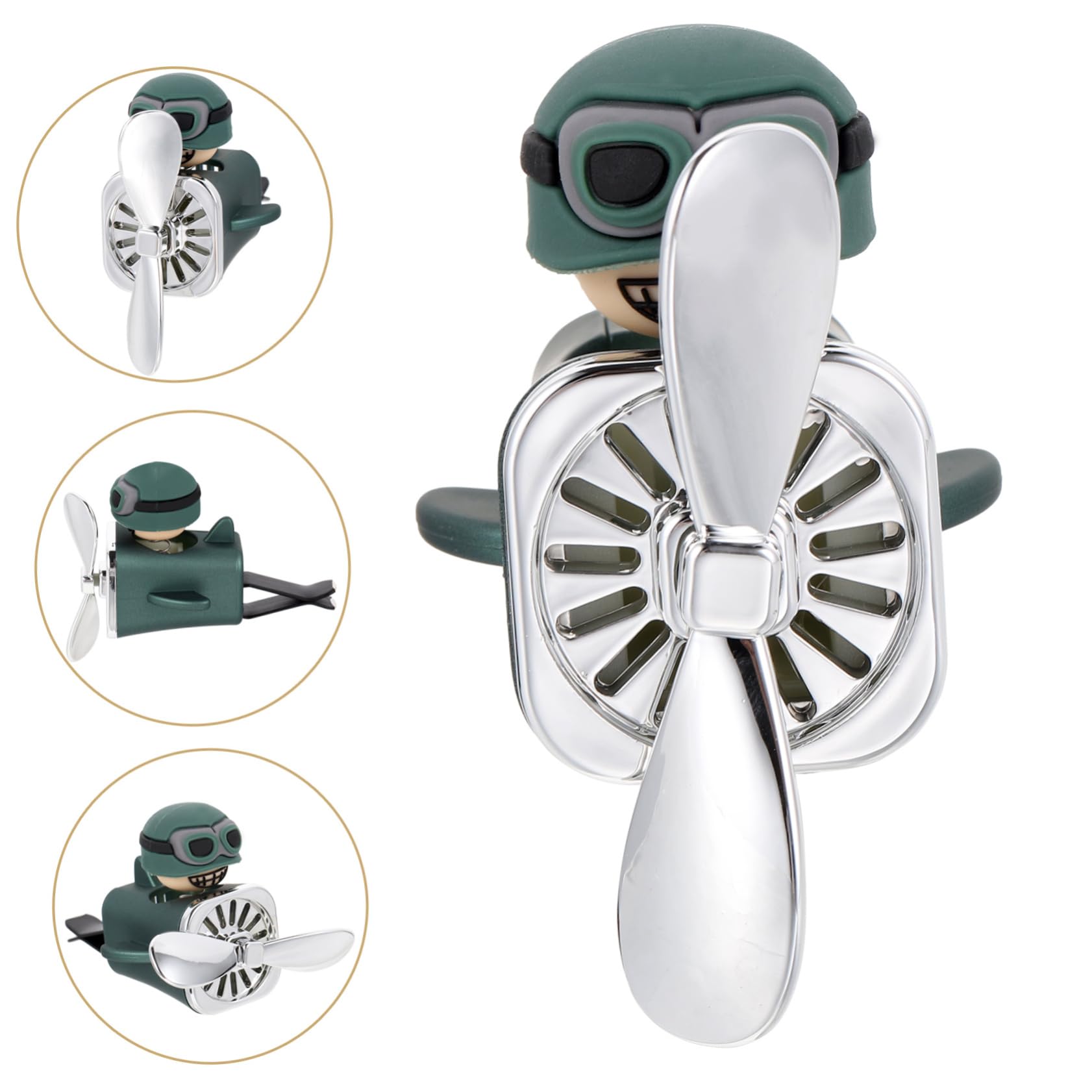 SOLUSTRE 3st Pilotenverzierungen Diffusoren Für Ätherische Öle Auto-diffusor-entlüftungsclip Auto Lüftung Auto Aroma Automatischer Entlüftungsclip Autoclip Auslasserfrischer Pvc