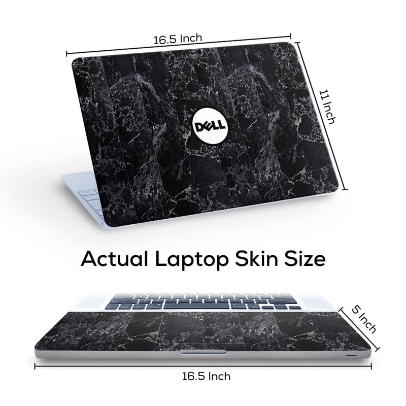 Image of Galaxsia DL230 Top+Wrist Pad Vinyl Laptop Skin /Sticker /Cover for 17 to 17.3 Inches Laptops Laminated-Removable-HD Quality Compatible for Dell (16.5x11 Inches)