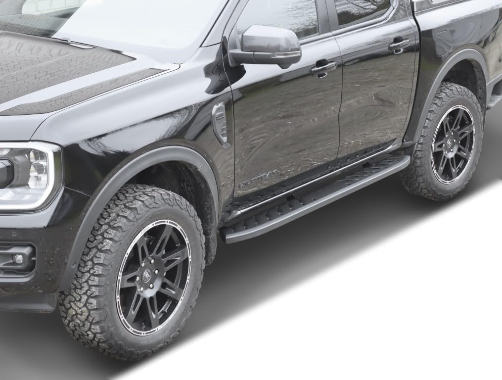 Cerchio in Lega 4X W-Tec Extreme 8,5x20 ET+40, Nero-Argento, Compatibile con Ford Ranger (dal 2023)