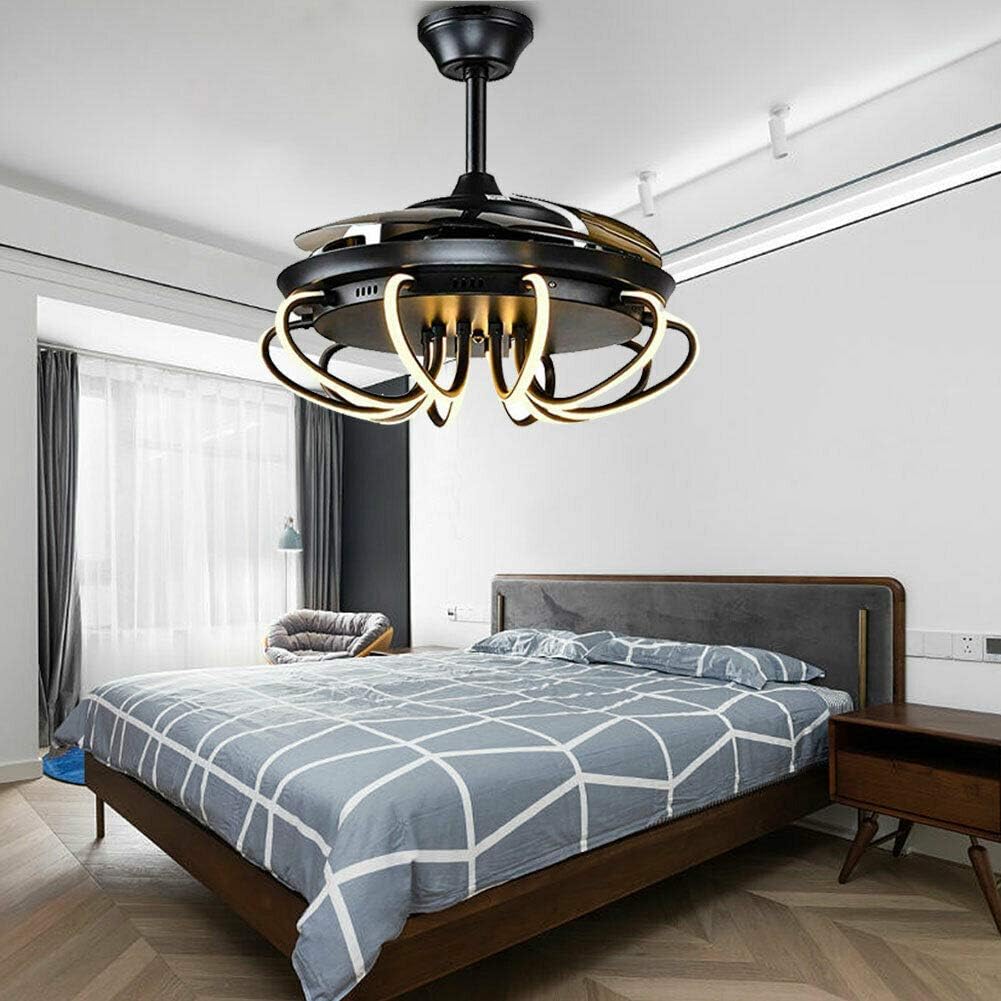 Discount 80% 42 Modern Ceiling Fans with Lights,3 Lighting Color Setting 3 Fan Speed, Mute motor Indoor Fan Light, Chandelier LED with Remote Fandelier Ceiling Fan for Bedroom (Black B) Discount 80% 42 Modern Ceiling Fans with Lights,3 Lighting Color Setting 3 Fan Speed, Mute motor Indoor Fan Light, Chandelier LED with Remote Fandelier Ceiling Fan for Bedroom (Black B)