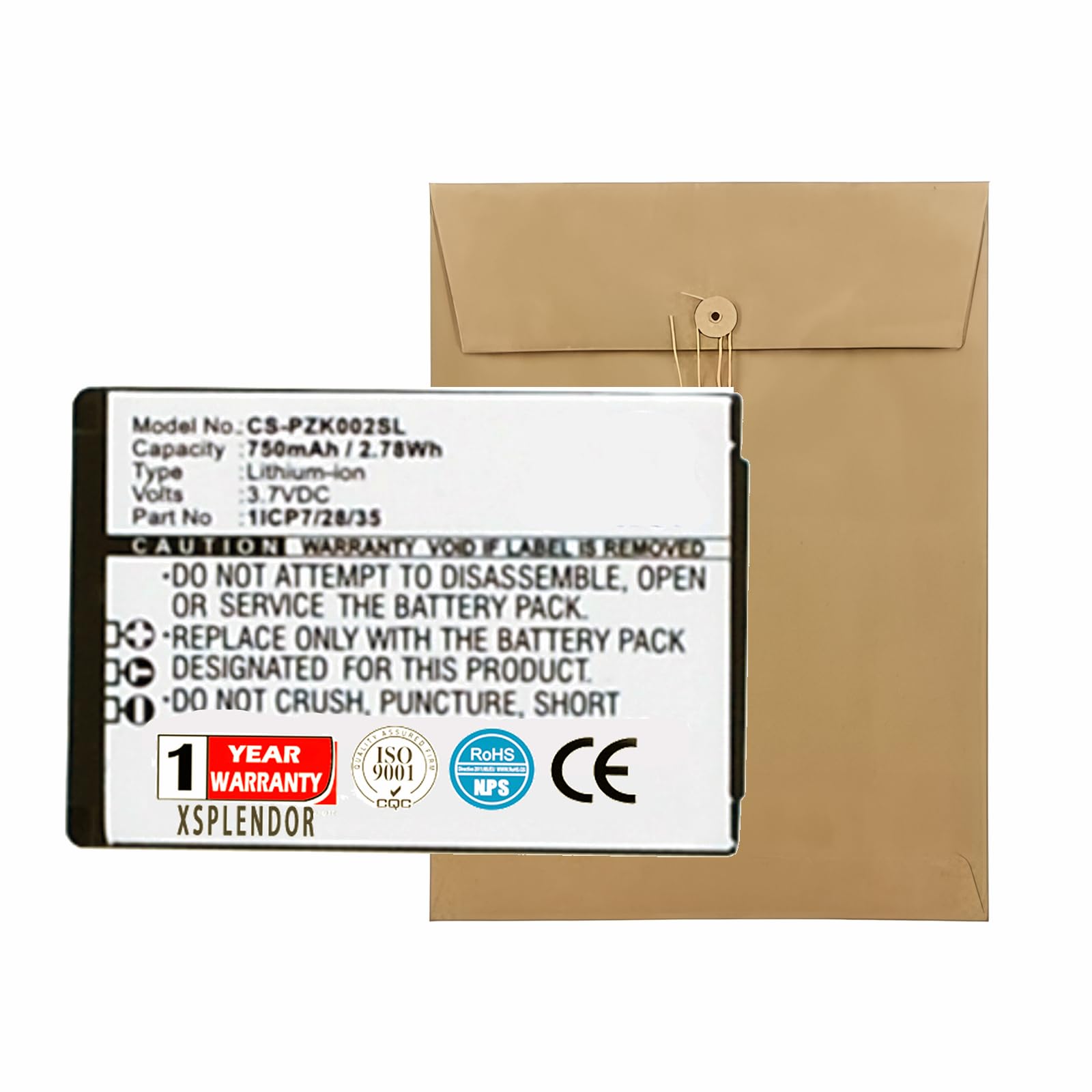 Replacement Battery for Parrot Zik 2.0 Zik 3.0 Part NO Parrot 1ICP7/28/35