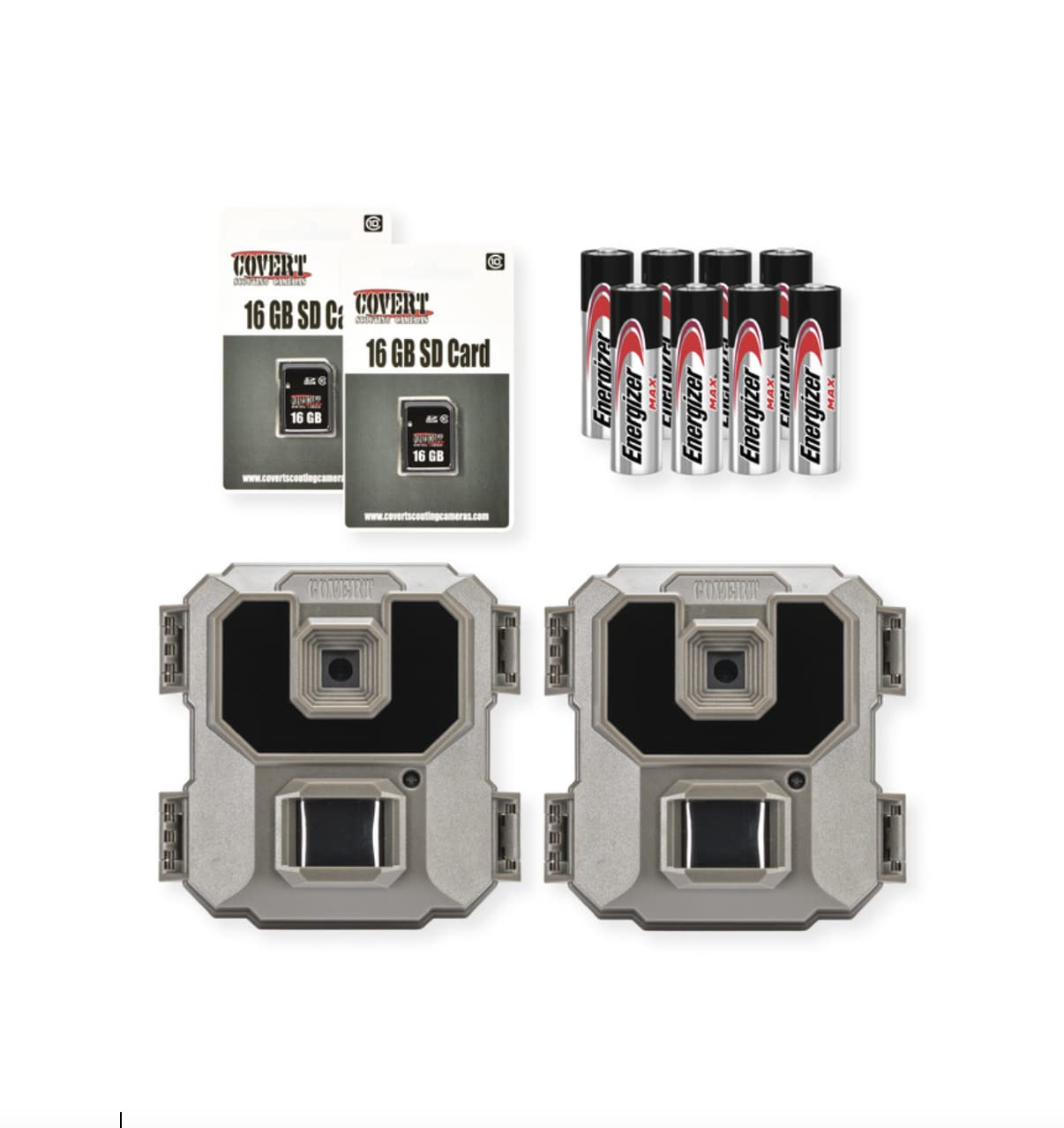 Covert Scouting Cameras MP9 2-Pack Bundle w/Batteries & SD Cards