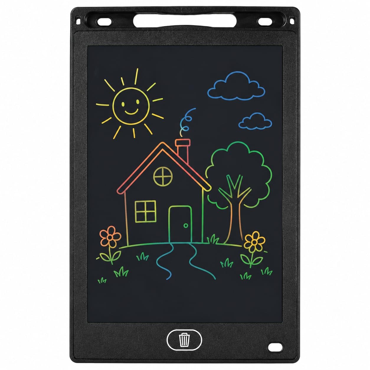 LCD Writing Tablet for Kids, 8.5 inch Colorful Drawing Board | One-Button Erase, Reusable Doodle Pad, Portable with Handle, No Ink or Paper, Ages 3 and Above-picture-21